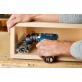BOSCH GSR 12V-35 FC gręžtuvas - suktuvas + 5 adapteriai 2x3 Ah L-Boxx